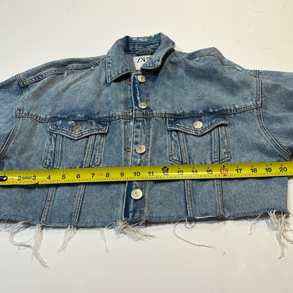 Zara Light Blue Denim Jacket - Picture 5 of 7